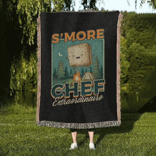 Camp Chef S’More Chef Extraordinaire Woven Blankets