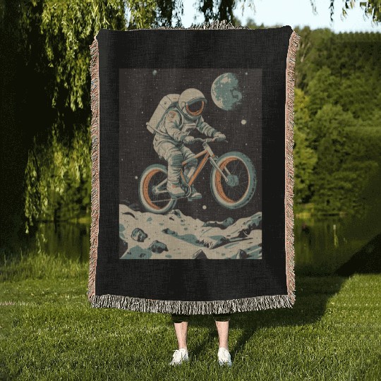 Astro Biking Woven Blankets