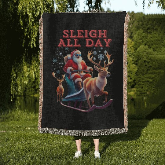 Sleigh All Day Woven Blankets