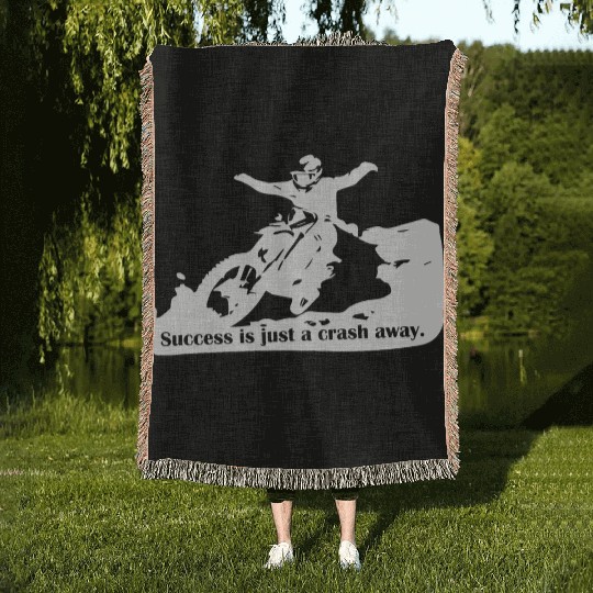Success Is a Crash Away Light Woven Blankets