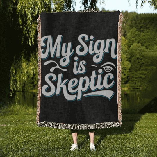 Astrology Skeptic Critical Thinking Woven Blankets