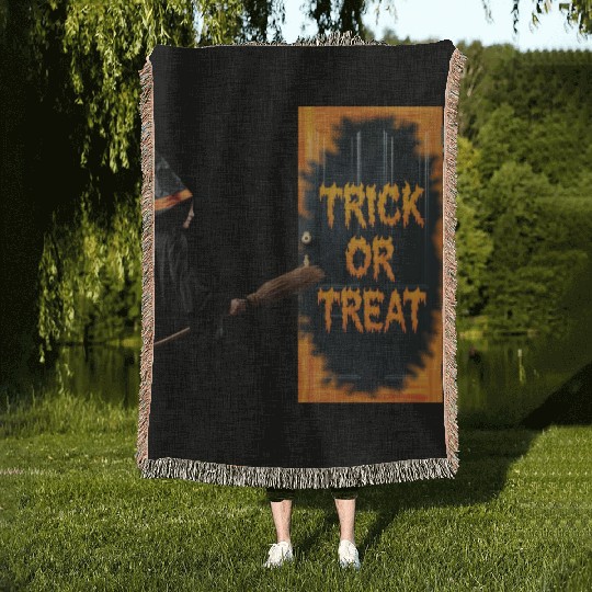 Witching Hour: Trick or Treat Woven Blankets