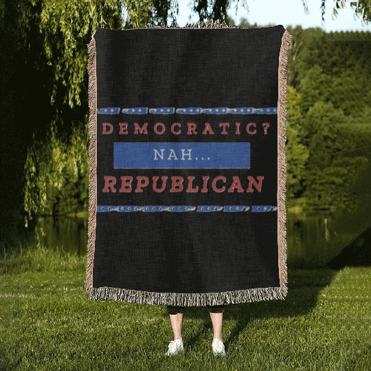 US election: Vote for Republican Edition Woven Blankets