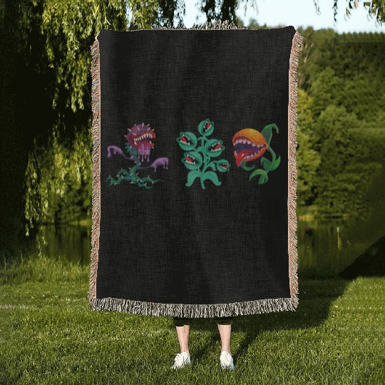 Venus flytrap lover's life! Woven Blankets