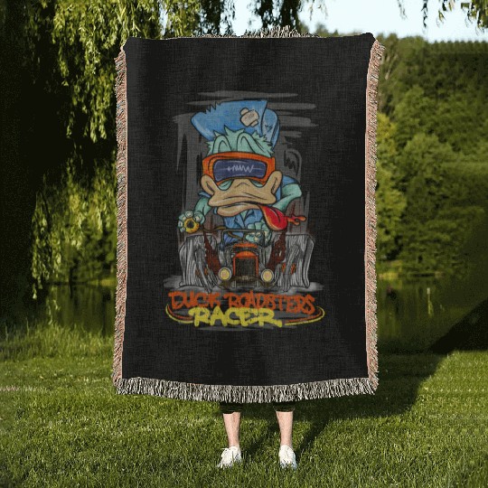 Racing Duck Woven Blankets
