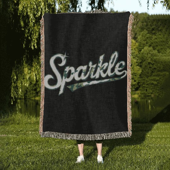 The Sparkle Army Camouflage Woven Blankets