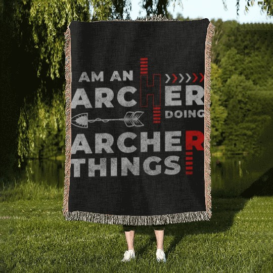 Archery Sports Bow Accuracy Quiver Woven Blankets