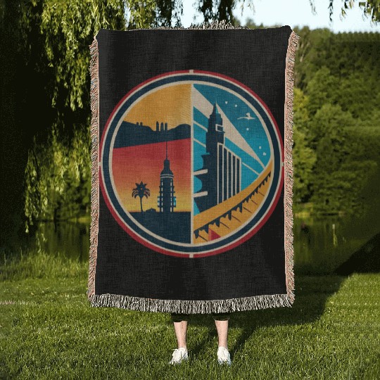 Los Angeles Woven Blankets