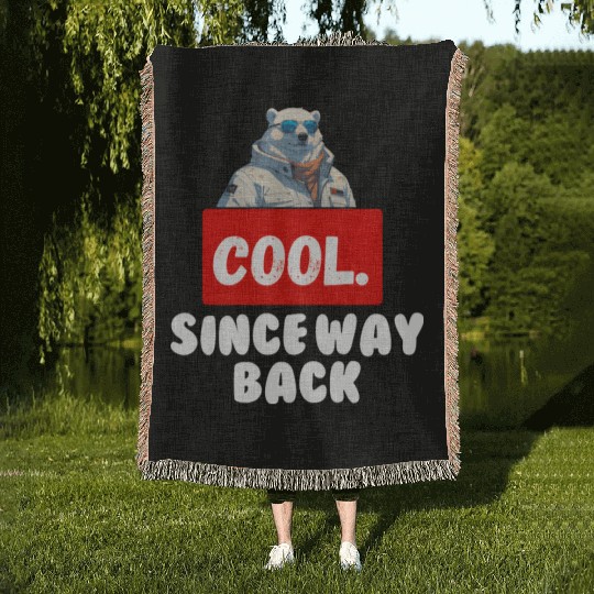 Cool Since Way Back Birthday Woven Blankets