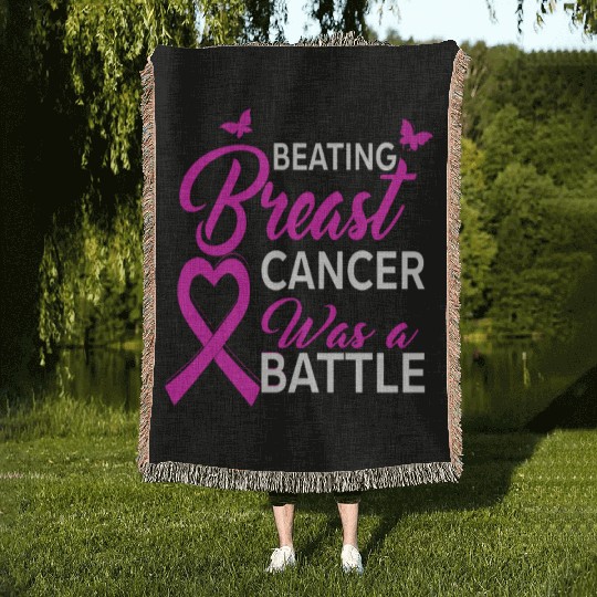Beating Breast Cancer Was a Battle Woven Blankets