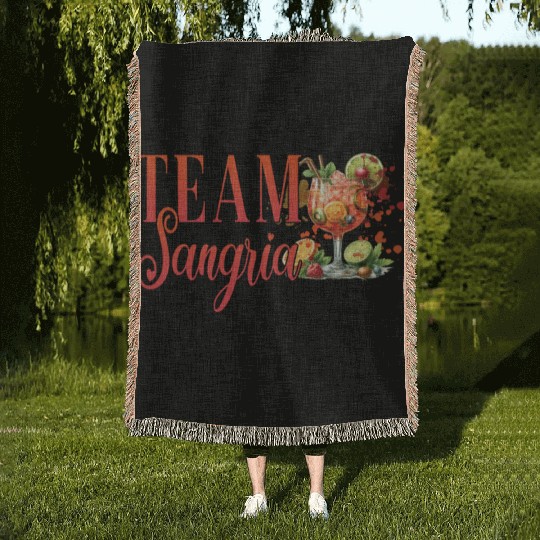 Cocktail Bartender Team Sangria Woven Blankets