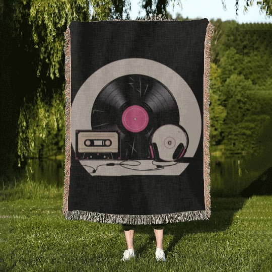 never forget 90s Woven Blankets