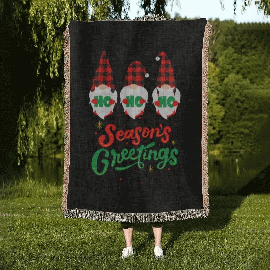 Seasons Greeting With Nome Woven Blankets