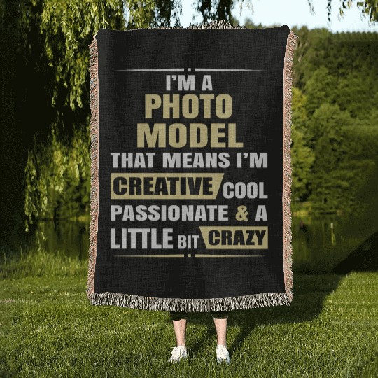 Photo Model Creative Cool And Crazy Woven Blankets