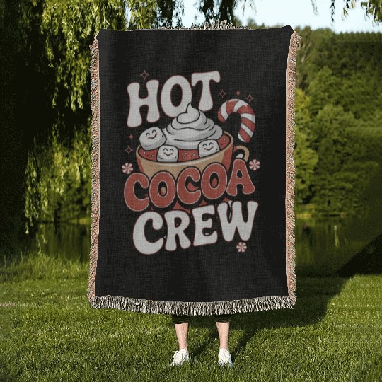 Hot Cocoa Crew Woven Blankets