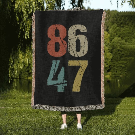 Anti-Trump - 86 47 I Woven Blankets