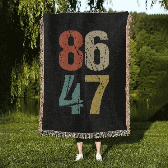 Anti-Trump - 86 47 I Woven Blankets