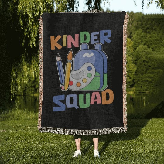 Elementary Teacher Squad Woven Blankets