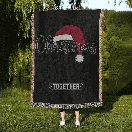 Christmas Crew Making Memories Family Christmas Woven Blankets