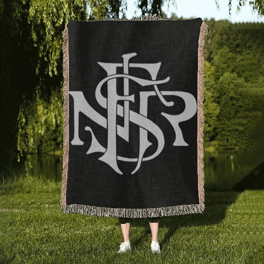 Our Lady of the Rosary of Fátima - NSRF monogram Woven Blankets