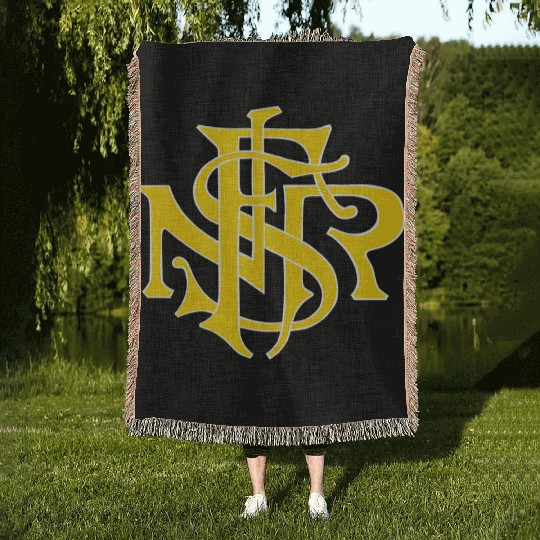 Our Lady of the Rosary of Fátima - NSRF monogram Woven Blankets