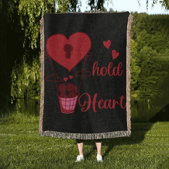 Valentines Day, Valentine Retro Woven Blankets
