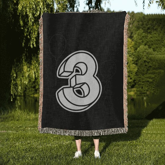 Coloring Woven Blankets: Number 3 – Creative Birthday Fun