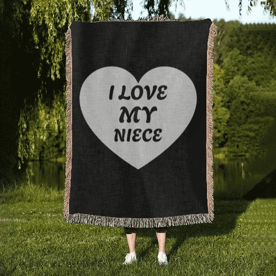 I love my Niece Woven Blankets