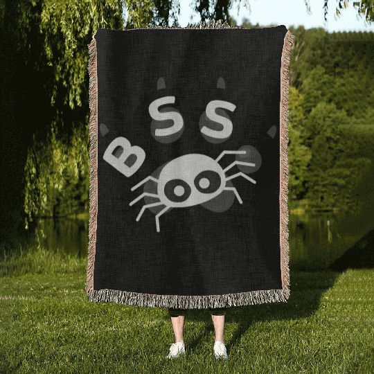 BSS Barking Spider Society Barking Spiders MEME Woven Blankets
