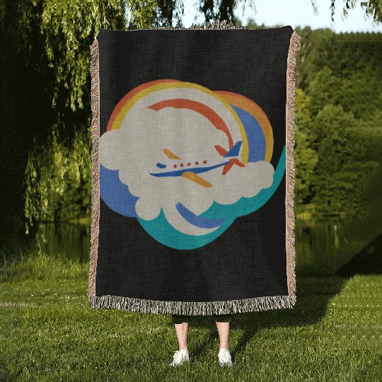 Wanderlust Traveler - Adventure Seeker Woven Blankets