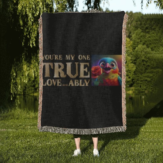 You're My One True Love...A-Bully! Woven Blankets