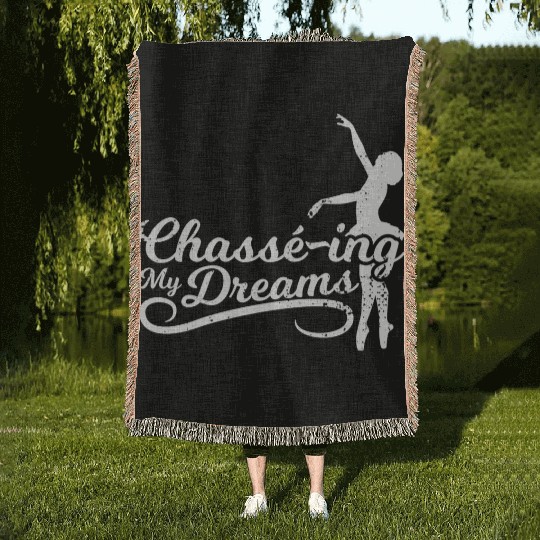 Ballet Motivation Woven Blankets
