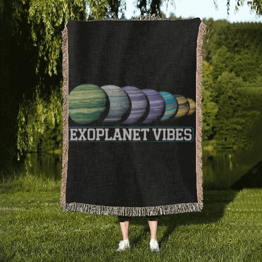 Exoplanet Universe Space Astronomer Astronomy Woven Blankets