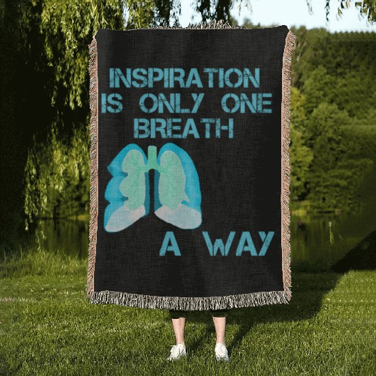 TAKE A GOOD BREATH, INSPIRATION 2025 Woven Blankets