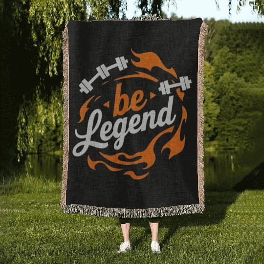 gym sport Woven Blankets