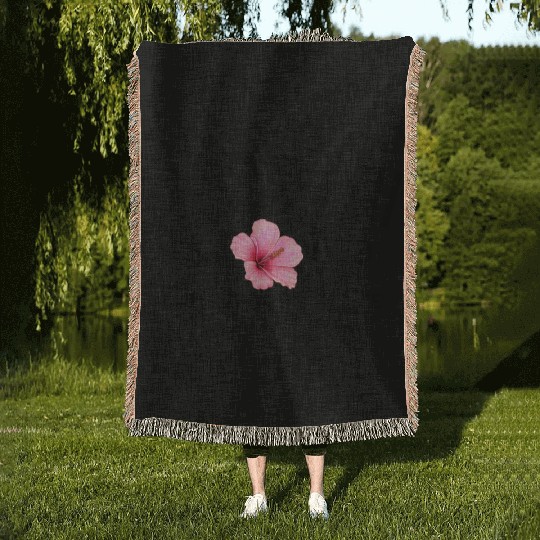 Hawaii Hibiscus Gift Woven Blankets