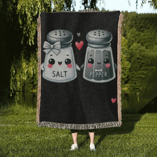 Salt to my Pepper Woven Blankets