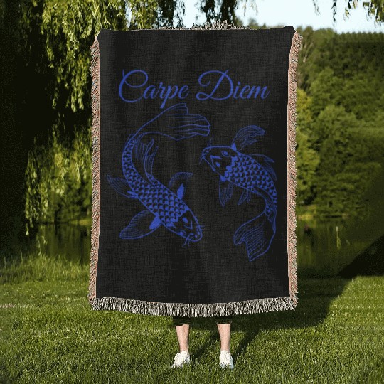 Carpe Diem Woven Blankets