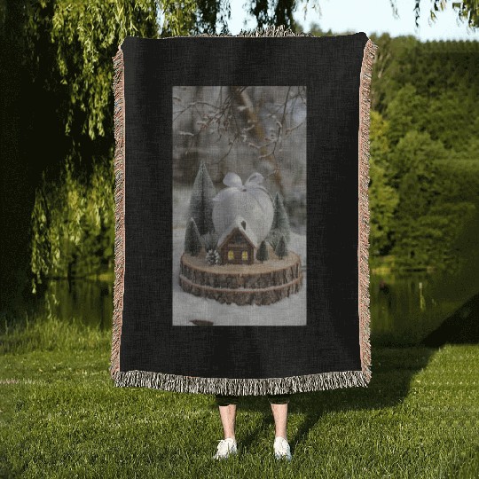 Winter Wonderland: A Miniature Holiday Escape Woven Blankets