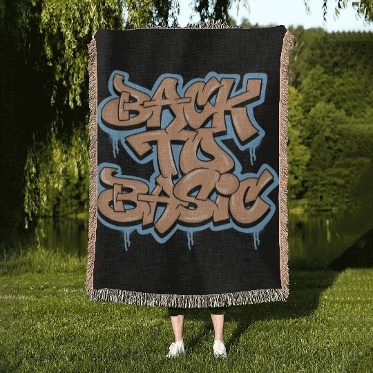 Graffiti Back to Basic Woven Blankets