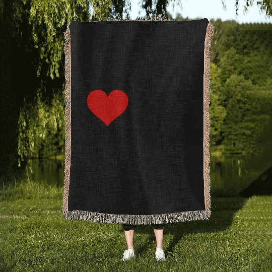 I Love My Girlfriend, Valentine day Woven Blankets