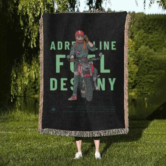 Adrenaline Fuel Destiny – Anime-Inspired Woven Blankets