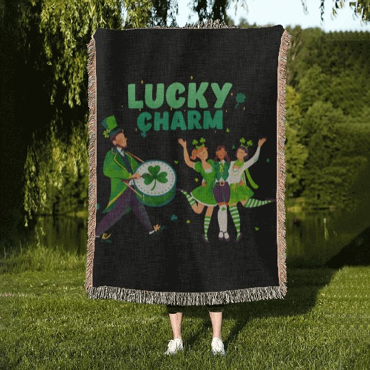 Lucky Charm Unisex Lightweight Crewneck Woven Blankets