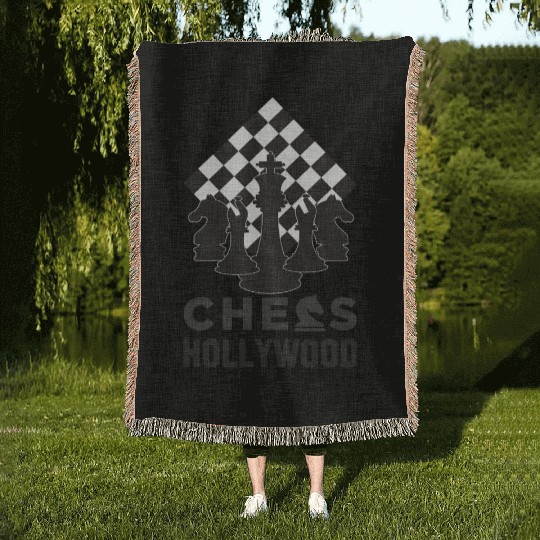 Chess Hollywood Woven Blankets