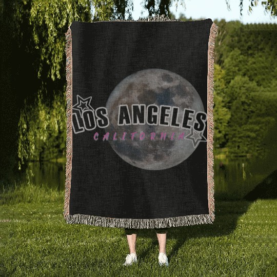 LOS ANGELES CALIFORNIA Woven Blankets