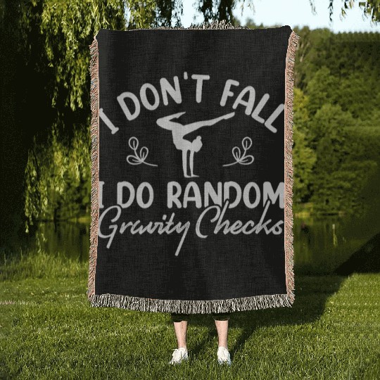 Gymnastics Gym Fitness Sports Training Woven Blankets