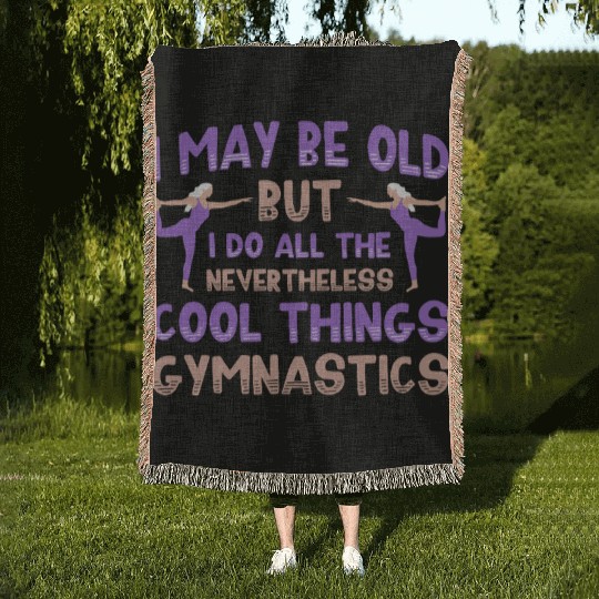 Gymnastics Gym Fitness Sports Training Woven Blankets