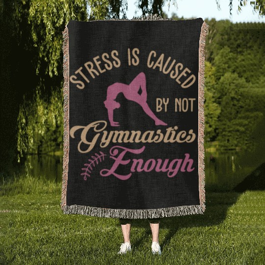 Gymnastics Gym Fitness Sports Training Woven Blankets
