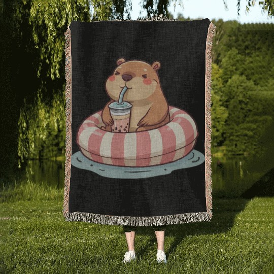 Cute Hamster: Tiny and Adorable Woven Blankets