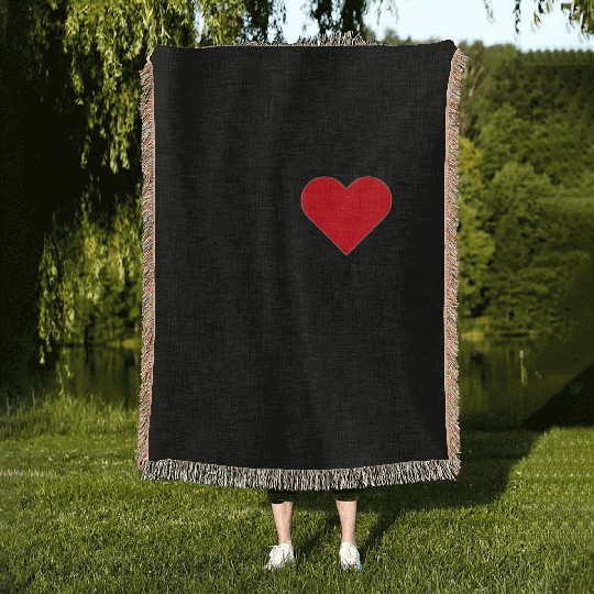 I Heart Jesus Woven Blankets